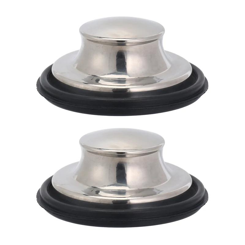 2X 3 3/8 Inch Kitchen Sink Stopper Stainless Steel Garbage Disposal Plug Kitchen Sink Plug Fits Standard Drain Size