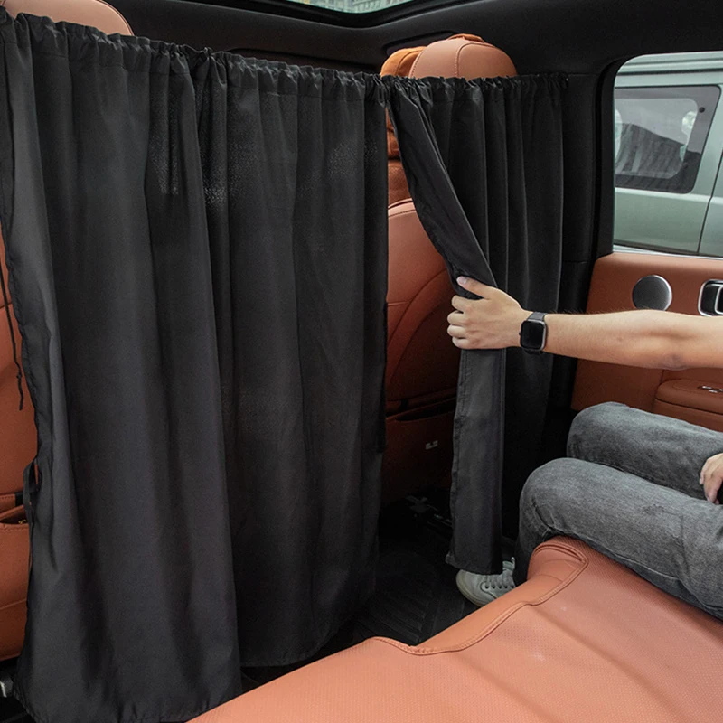Car Curtain Isolation Divider Partition Universal Car Rear Shading Curtain Protect Privacy for Kids Baby Travel Camping Sleeping