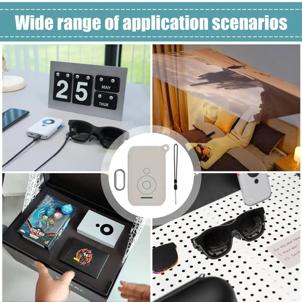 Silicone Protective Case Anti-slip Screen Projector Box Cover Scratch-Resistant Protection Cover Compatible For XREAL Air Beam