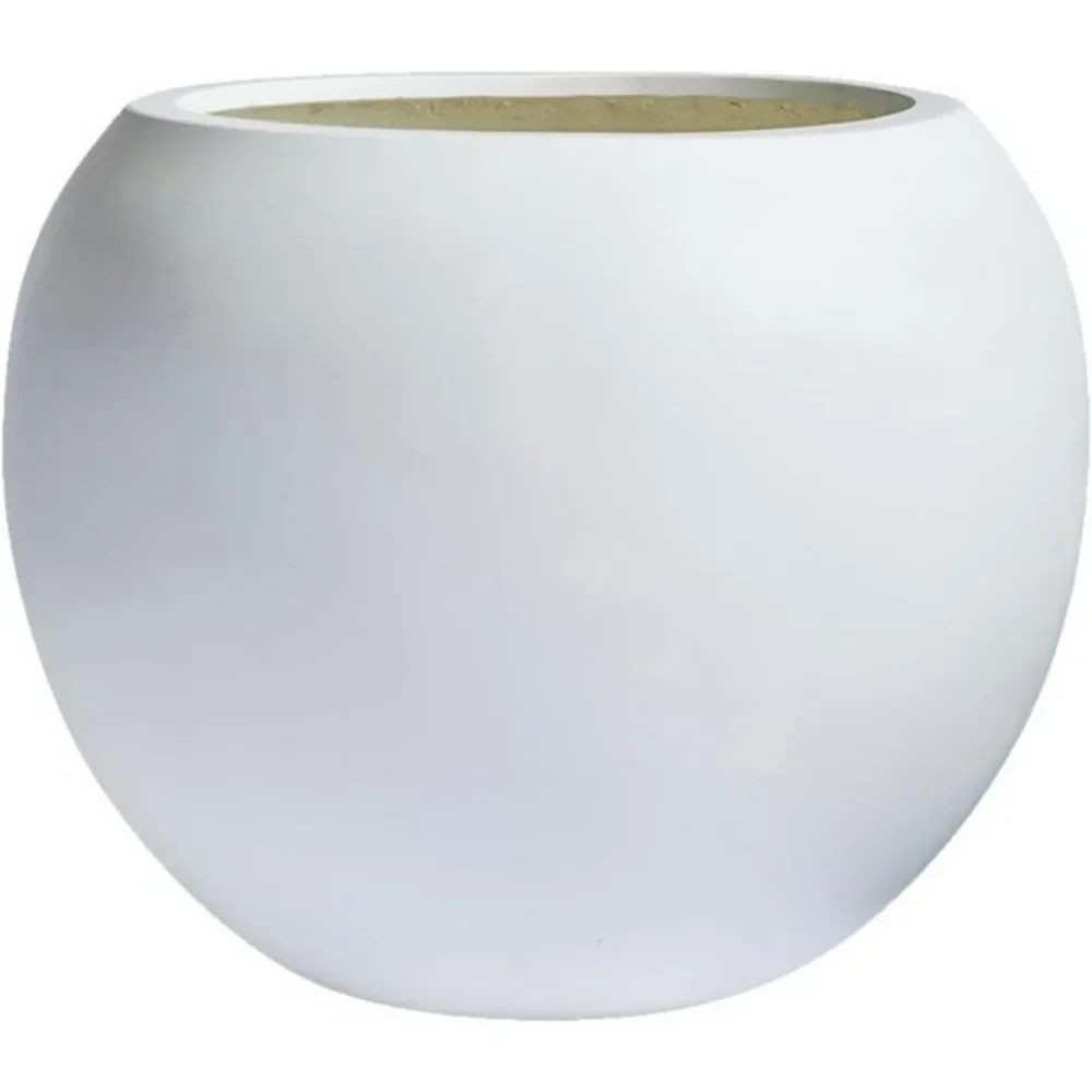 

Large planter, 13.5 "planter opening, spherical drainage tank, light outdoor planter, modern tree gallery for indoor use.
