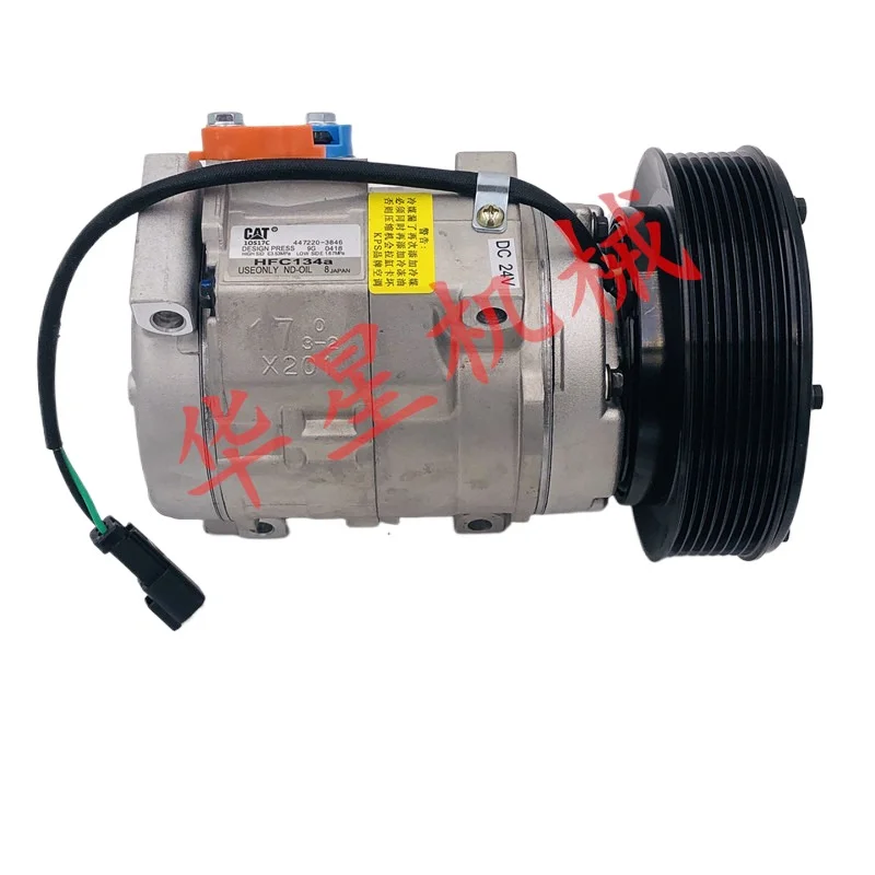 For Caterpillar cat E336D/E330d E336D2 Air Conditioning Compressor Air Conditioning Pump Excavator Accessories