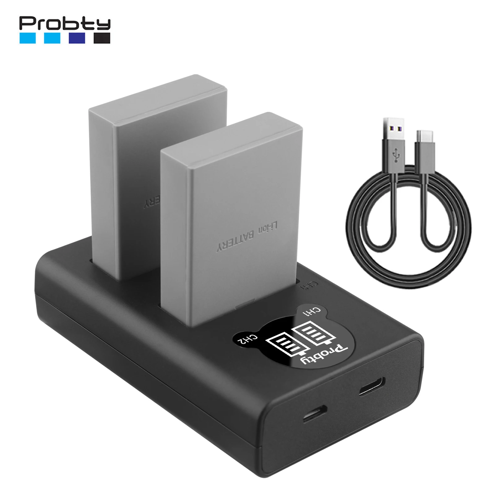 2000mAh PS-BLS5 BLS-5 BLS-50 BLS50 Battery+LED Dual Charger for Olympus PEN E-PL2,E-PL5,E-PL6,E-PL7,E-PM2,E-M10,E-M10 II