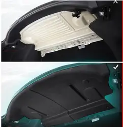 For Tesla Model 3 2017-2023 Trunk Lid Sound Insulation Cotton Interior Hood Frunk/Trunk Soundproof Dustproof Cotton Mat