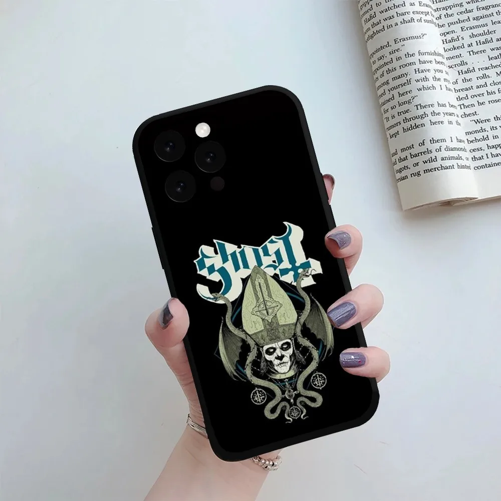 Rock Band Ghost 13 Commandments  Phone Case For iPhone Mini 11 12 13 14 15 Pro XS Max X Plus SE XR Shell