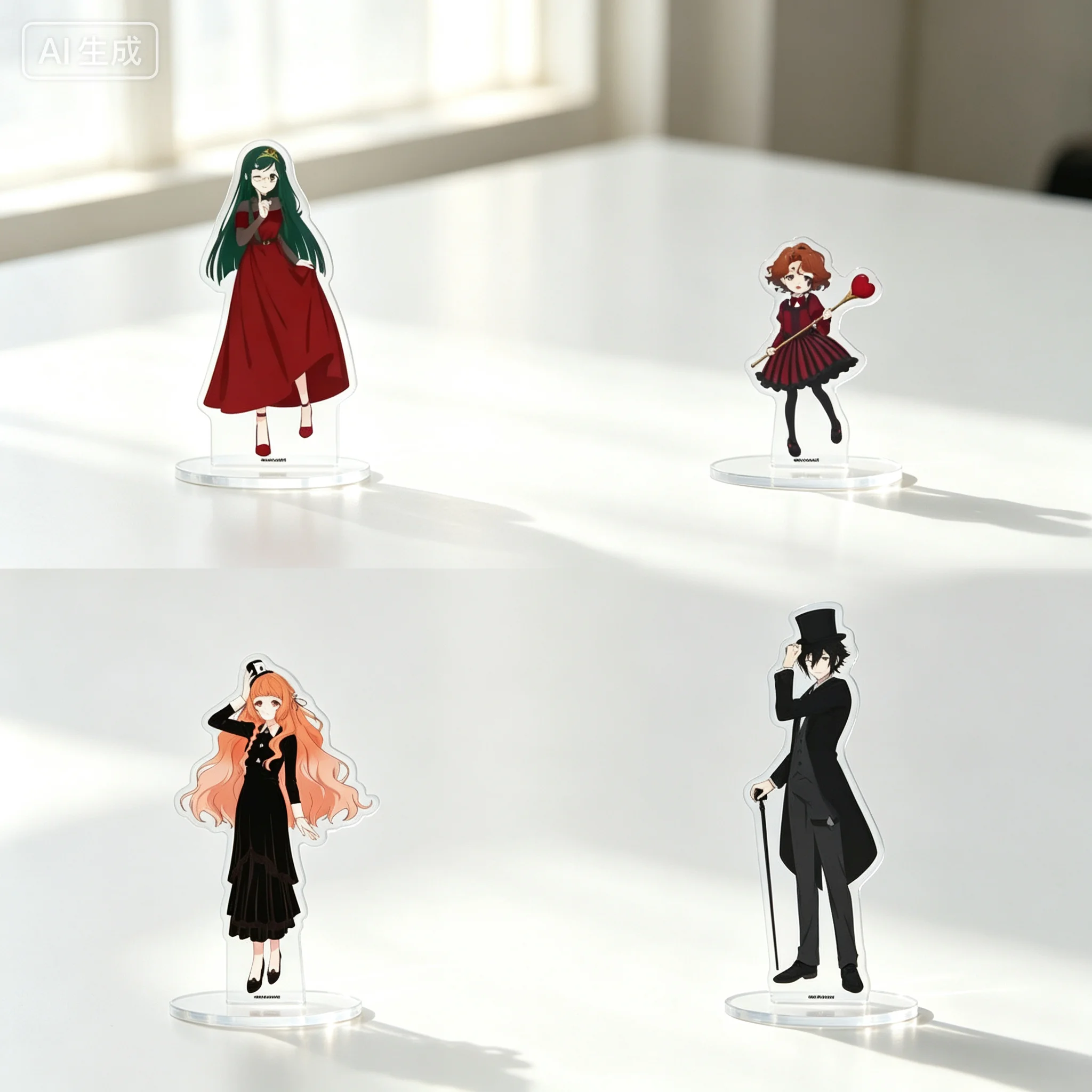 Anime Agents of the Four Seasons Hanagami Hinagiku Poker Card Themed Clothing Acrylic Stand Model Plate Keychains Desk Decor