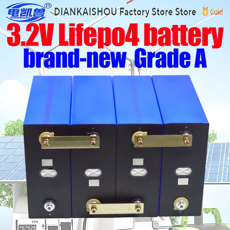 بطارية Lifepo4 جديدة من الدرجة A 3.2 فولت 340 أمبير لتقوم بها بنفسك 12 فولت 24 فولت 48 فولت مناسبة للقارب RV مركبات التخييم 3C بطارية قابلة للشحن شحنة الاتحاد الأوروبي #2