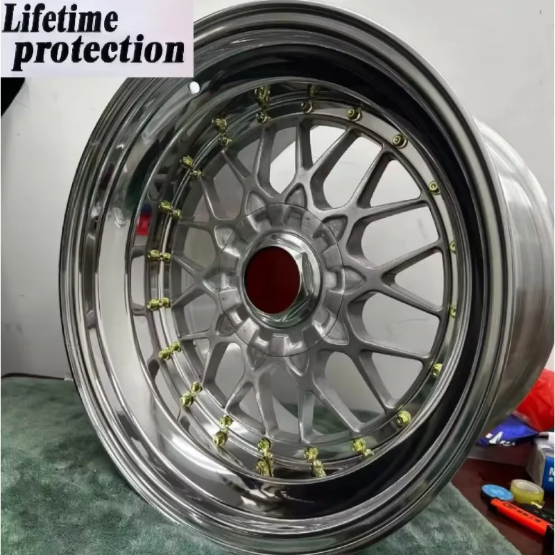Personalized Luxury Custom Custom Multi Piece Forged Wheels For VW R32 GTI For Subaru WRX STI Silver 18 19 20 22 24 Inch