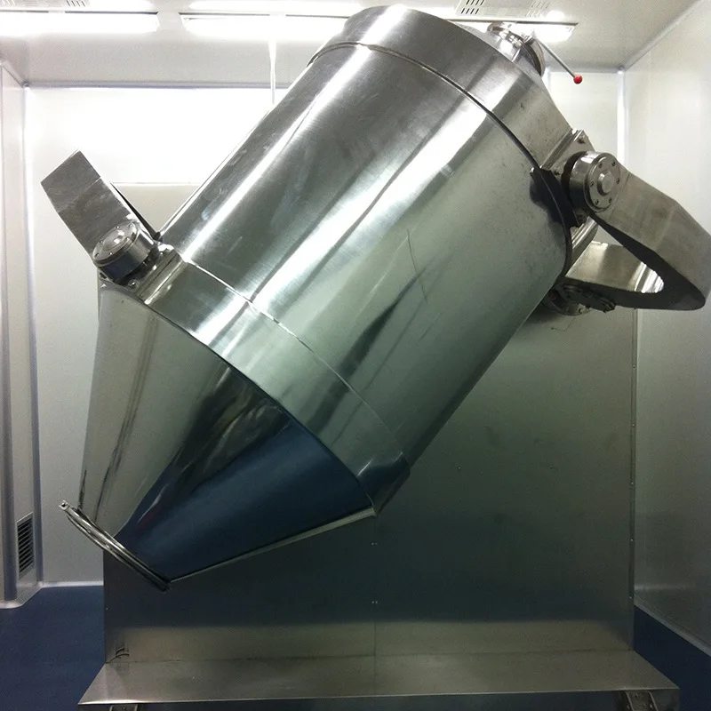 Stainless Steel 3D Swing Rotating Blender 3 Dimensional Stirrer Blender Powder Mixer For Flour Herbs Additive