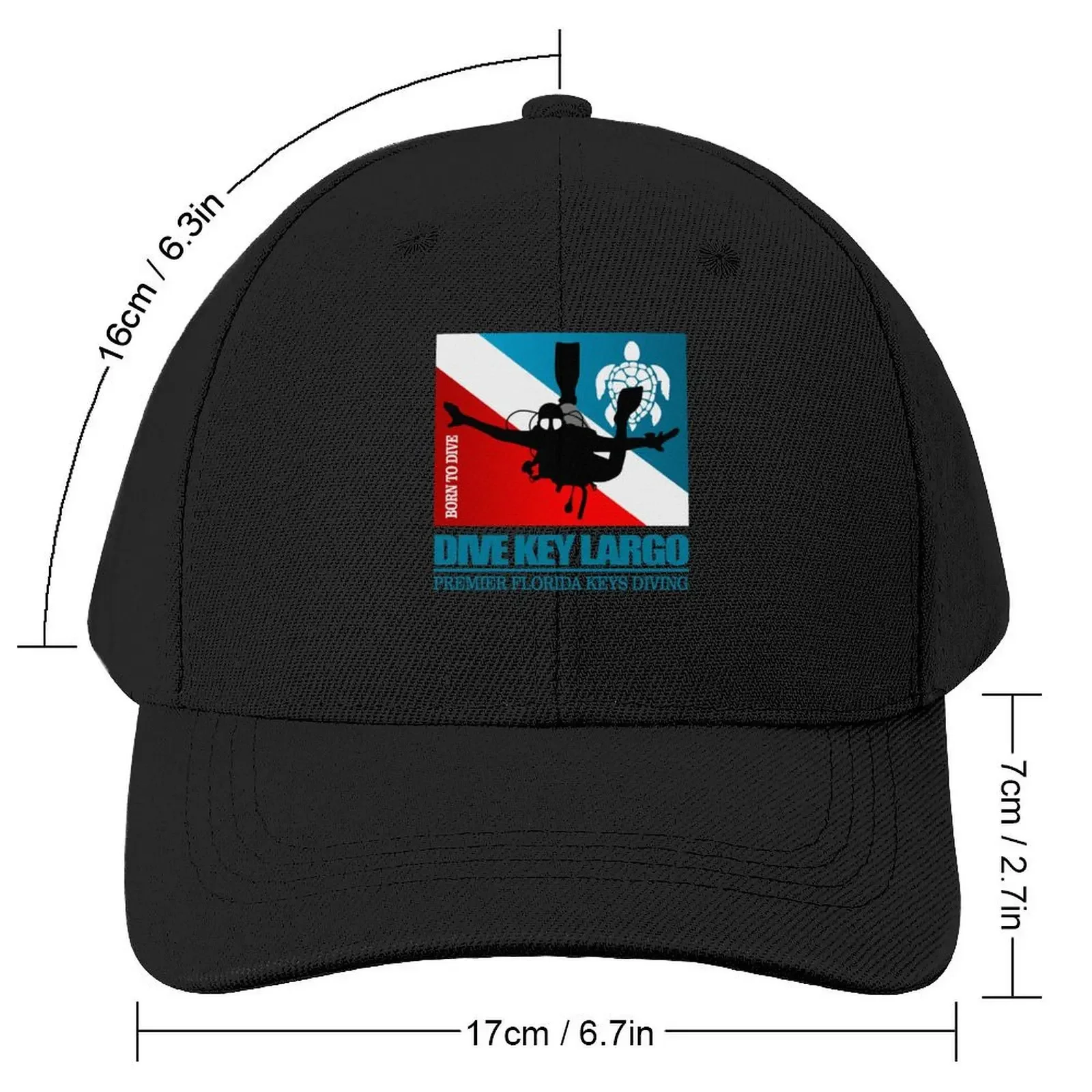 Dive Key Largo (DF2) Baseball Cap cute fashionable Christmas Hat Cosplay For Girls Men's