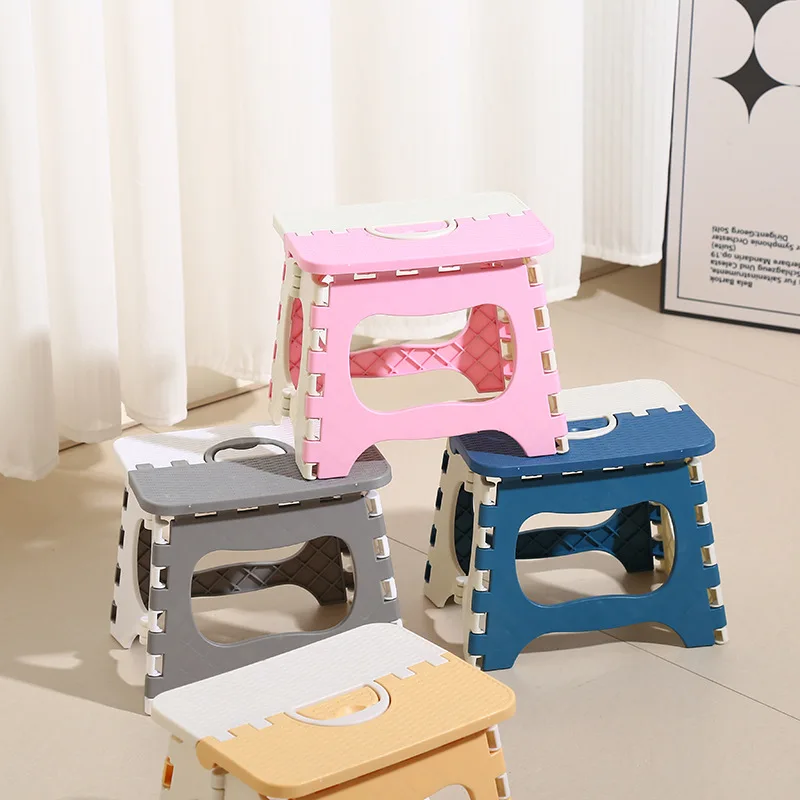 مقعد قابل للطي للأطفال، مقعد رائع وخفيف الوزن ومحمول قابل للطي، مسند قدم صغير مع مقابض، مقعد سفر خارجي، أدوات منزلية