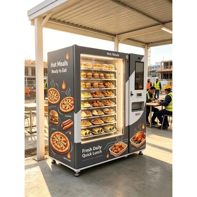 Touch‑Operated Bento Vending Machine Hot Food Lunch Box Sandwich Fast Meal Automatic Self Selling Equipment