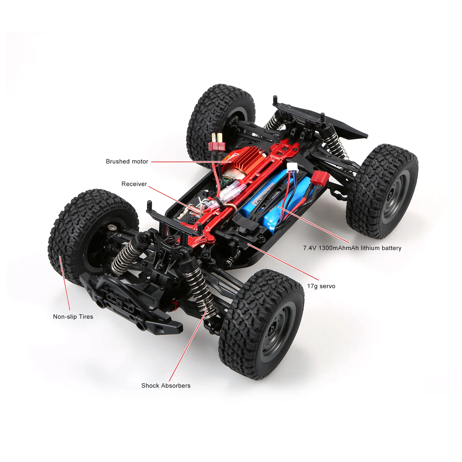 1:16 Jeeps RC Off-samochód 2.4G pojazdy zdalnie sterowane 4x4 napęd Model symulacyjny z oświetleniem LED samochody zabawkowe dla prezenty dla dzieci