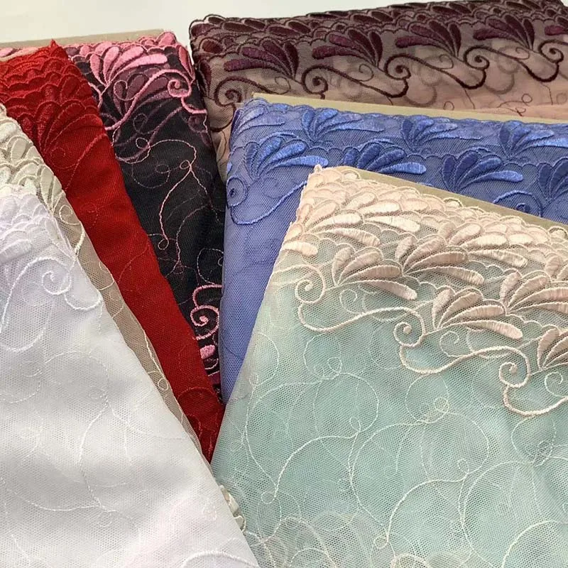 

29 ярдов ткани для пошива бюстгальтеров и аксессуаров, двухцветная вышивка, тюль, сетчатая тесьма, кружевная ткань