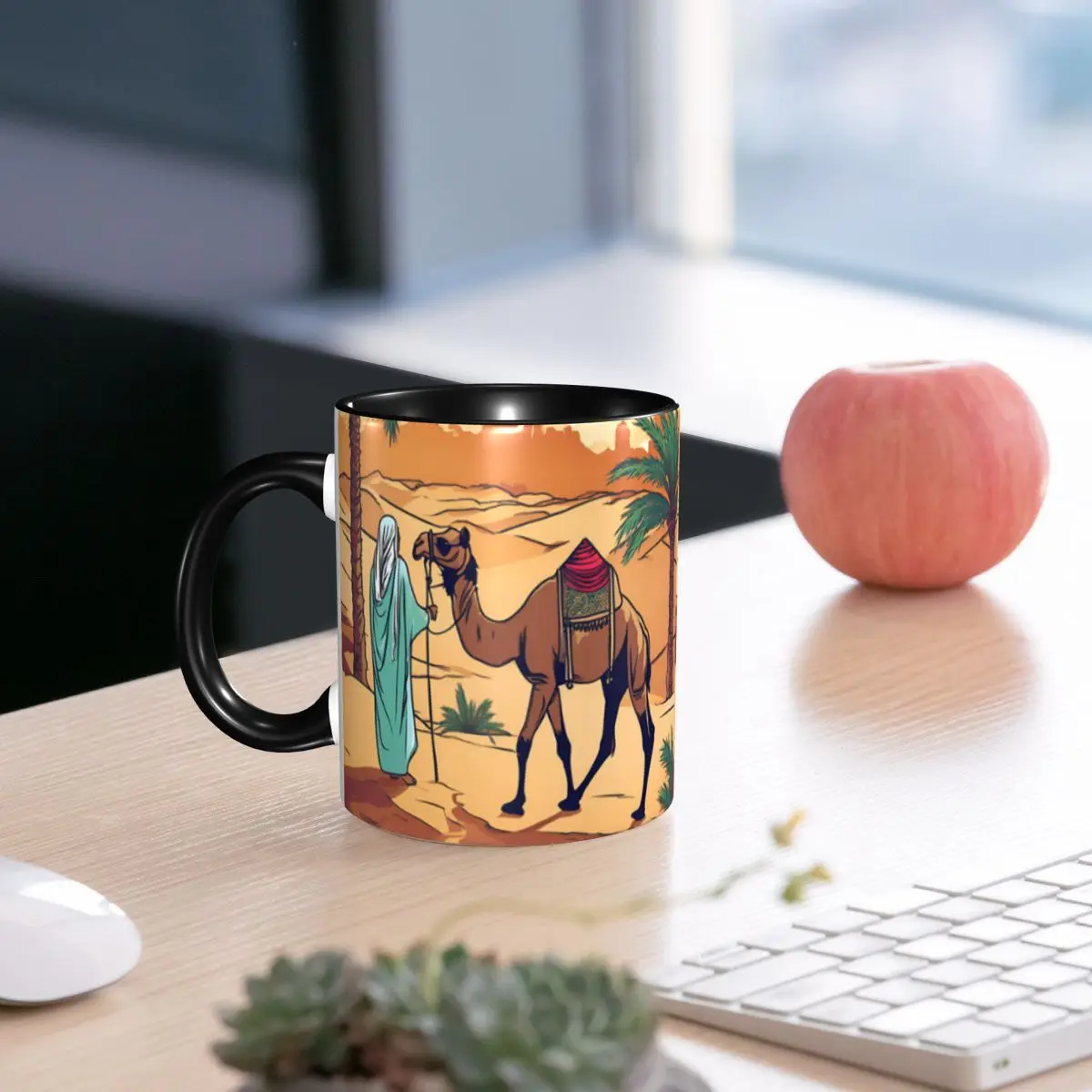 Namade With Camel Mug Funny Ceramic Coffee Cups Tea Mugs Milk Cup Drinkware Gift for Friends