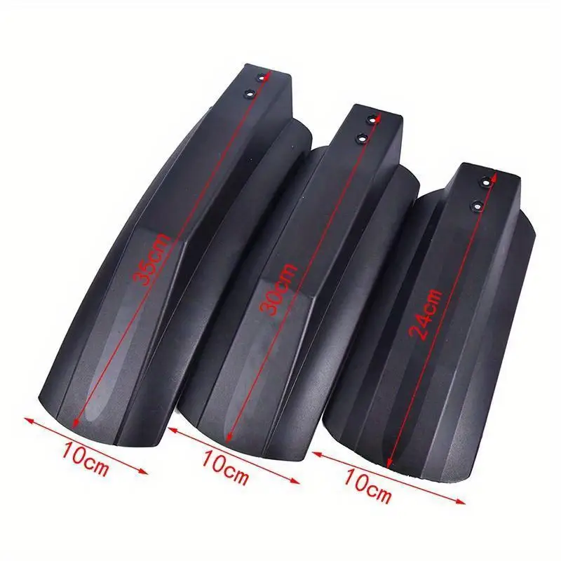 1 Set Fat Tire Bicycle Fenders Front Rear Snow Mountain Bike Mud Guard Fender Cycling Accessories - view 4