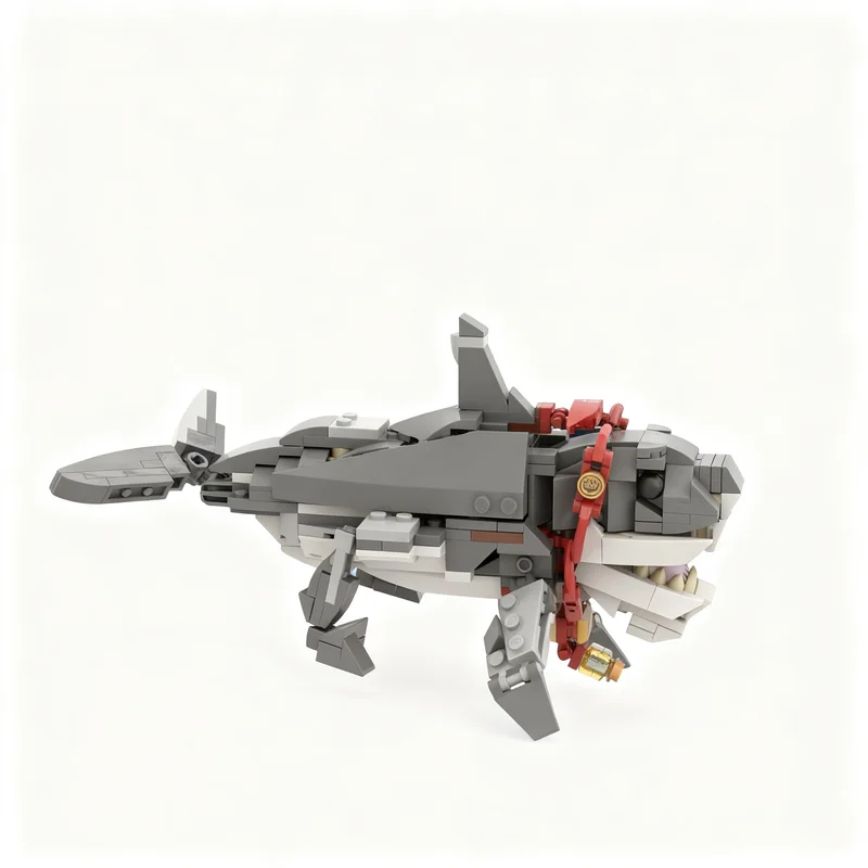 395pcs-moc-creator-creator-3-in-1-fierce-land-shark-sunken-remains-model-building-blocks-christmas-gifts-toys-collection-brick
