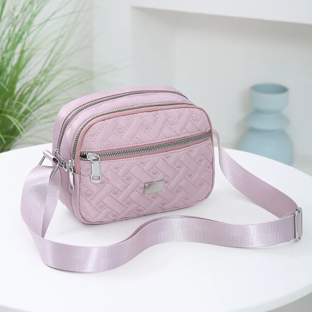 Small Bags for Women 2024 Casual Lightweight Messenger Bags Multi-pocket Vintage Oxford Cloth Crossbody Bags Female Handbags