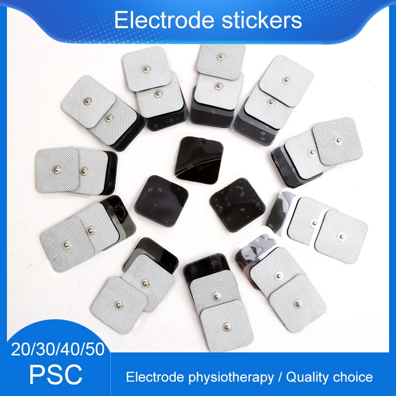 

4*4cm Sticker Electrode for TENS Conductive Muscle Stimulator Gel Body Therapy Massager Therapeutic Pulse Sticker Electrode Pad