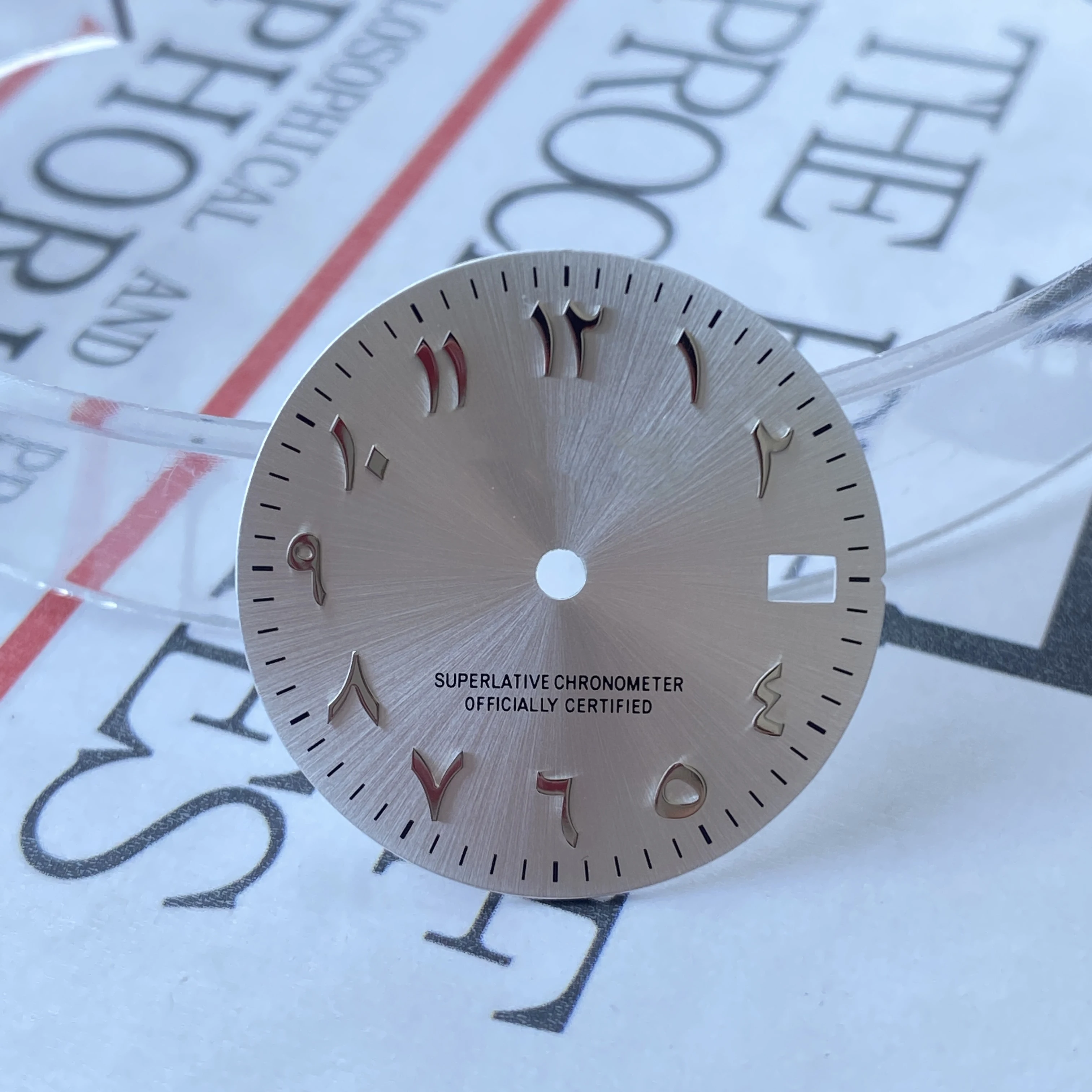 28.5mm 夜光なし ホットセール グリーンブルー アラビア数字 sロゴ文字盤 適合 sグリーン文字盤 nh35 nh36ムーブメント 腕時計アクセサリー