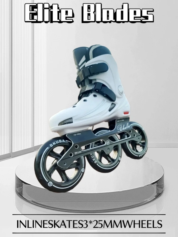 

Pro 3-wheel inline speed skates for racing/kids, ideal for indoor/outdoor sports.