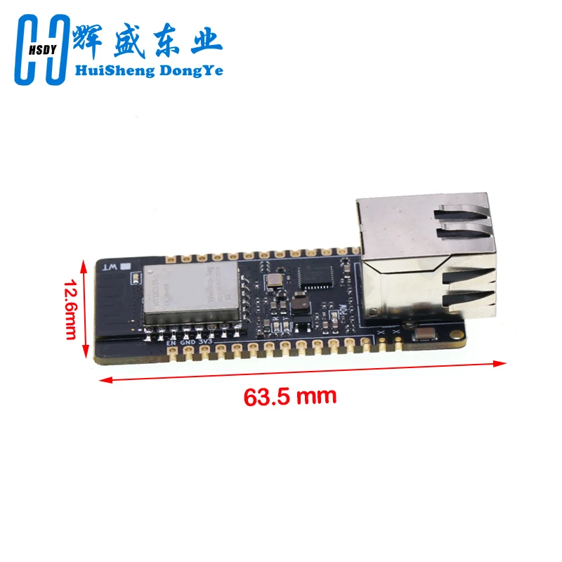 ETH01-EVO Enlightenment Display ESP32-C3 module WIFI Bluetooth Ethernet 3 in 1 Internet of Things Gateway Updated WT32-ETH01