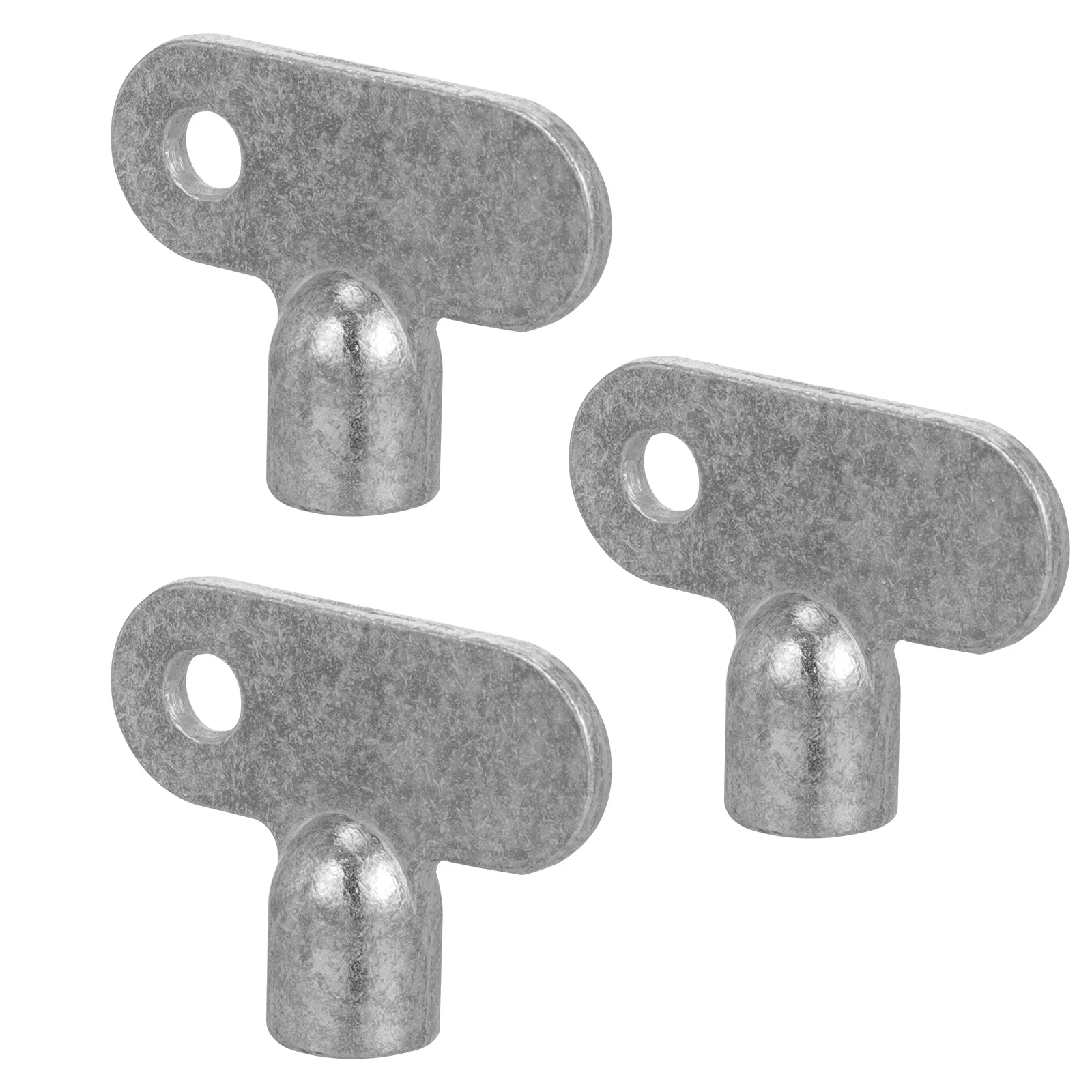3Pcs Kühler Entlüftungsschlüssel Zink-legierung Silber Ton Sanitär Werkzeug Air Vent Schlüssel Indoor Outdoor Tap Schlüssel Kühler Schlüssel