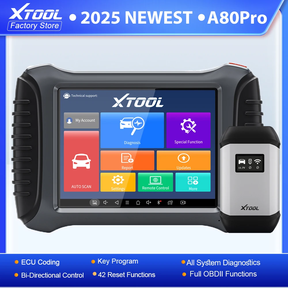 XTOOL A80Pro: El Diagnóstico Automotriz Todo en Uno que Transformó Mi Taller