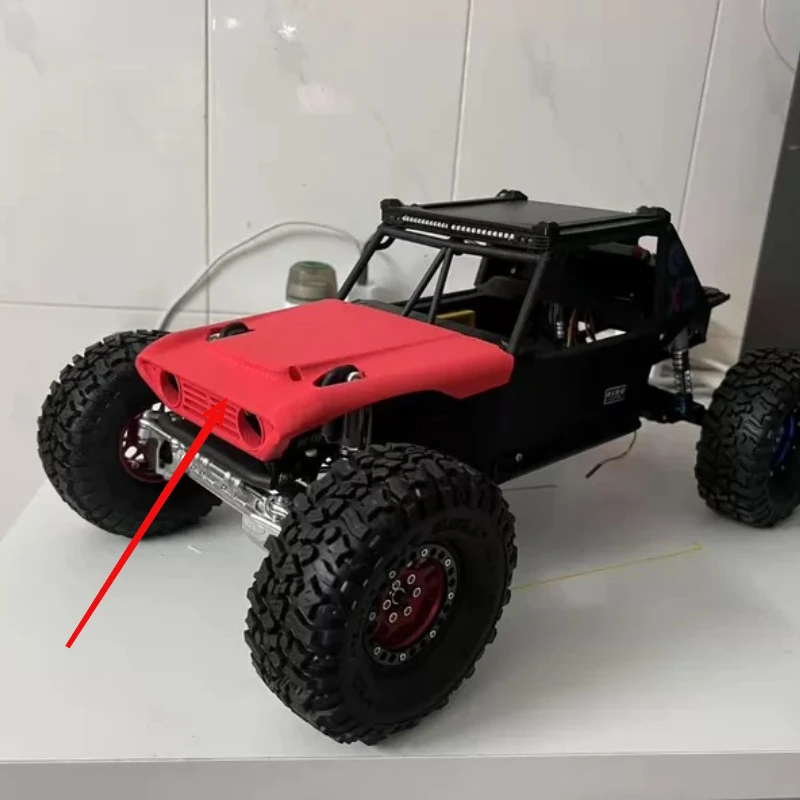 Hood for VP H10 Optic KIT -VPS09027 1/10 Scale RC Crawler Bonnet Front Hood Engine Hood Upgrade Parts Accessories Hop-Up Tuning