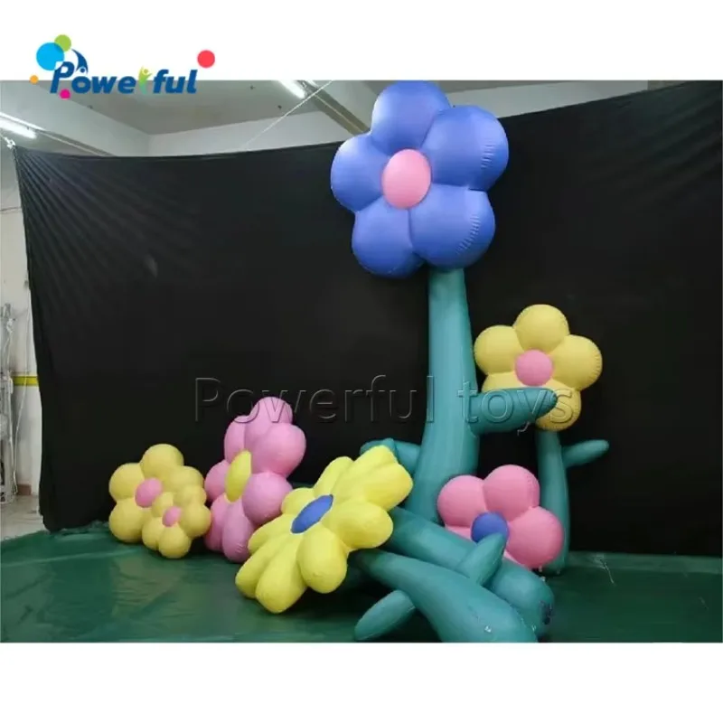 Festival Inflatable Flowers Decoration Advertising Inflatable Flower Balloon for Events-PVC Tarpaulin Easy Setup Customizable view 5