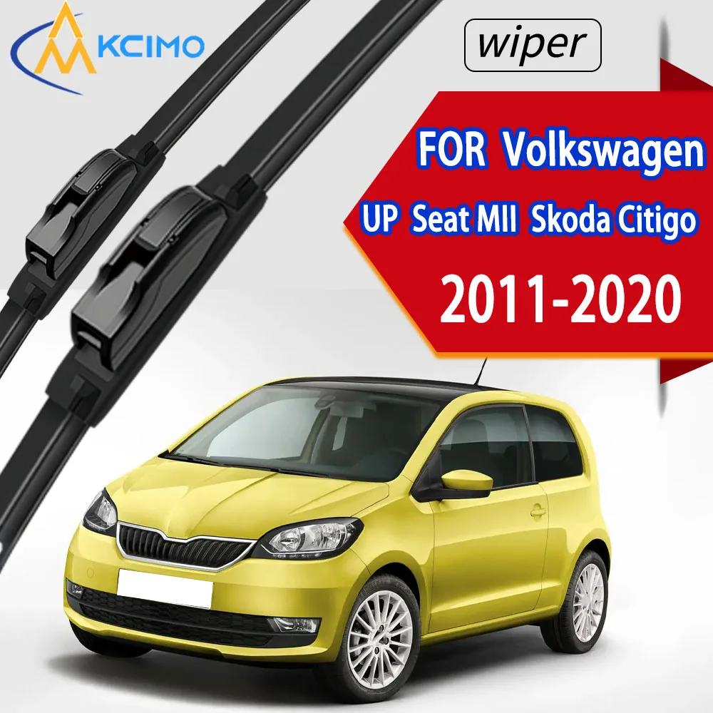 

Front Windshield Wiper Blades for Volkswagen UP Seat MII Skoda Citigo 2011-2020, Auto Windscreen Accessories
