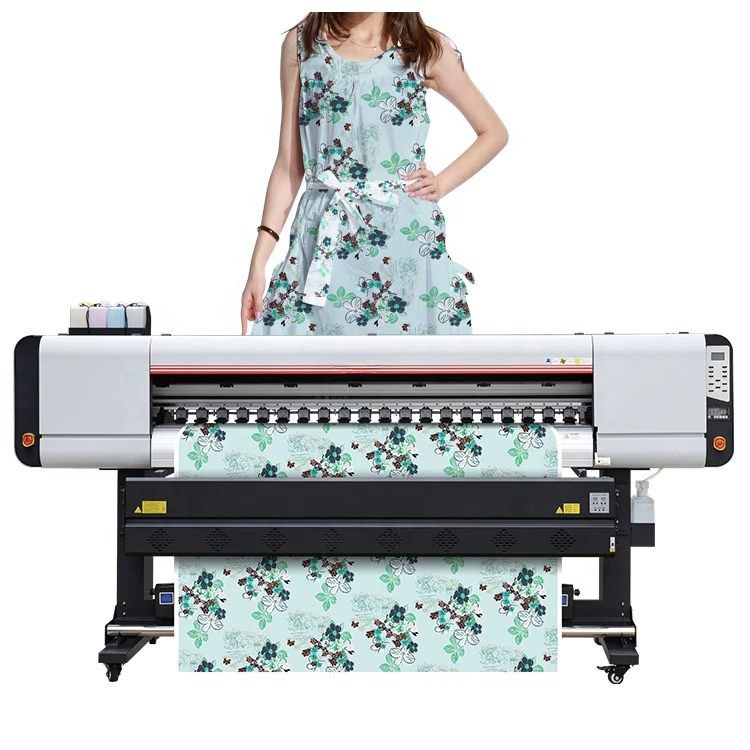 forHot Sale Locor 1.8M/6ft Large format I3200 heads digital inkjet dye sublimation heat transfer paper textile fabric printer