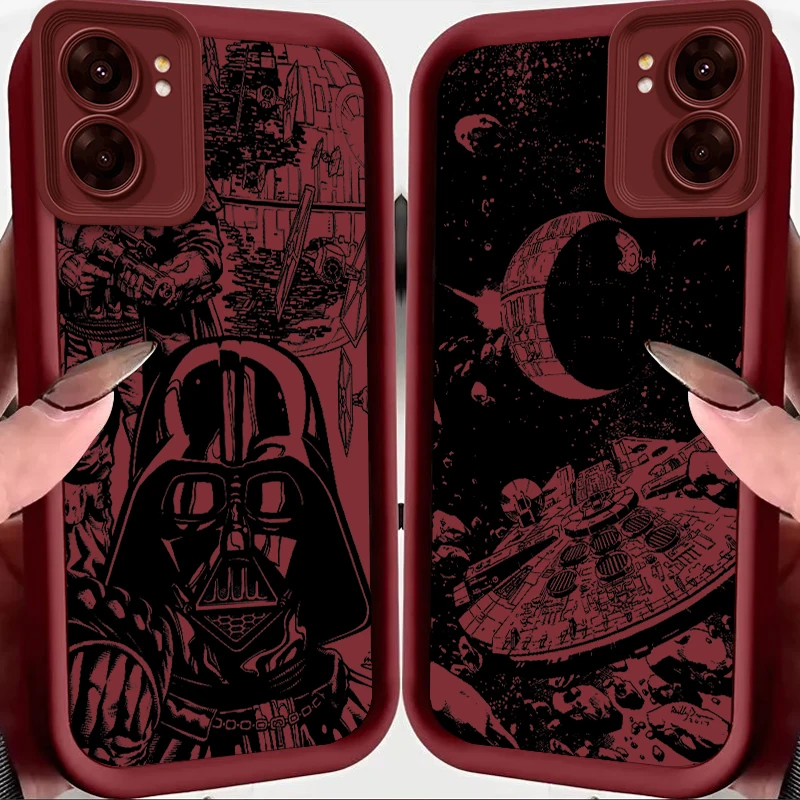 

Disney Star Wars Luxury Art Eye Ladder For OPPO Find X5 X3 A58 A57 A55 A53 A54 A92 A74 A78 A98 A16 A94 A76 A72 5G Cover