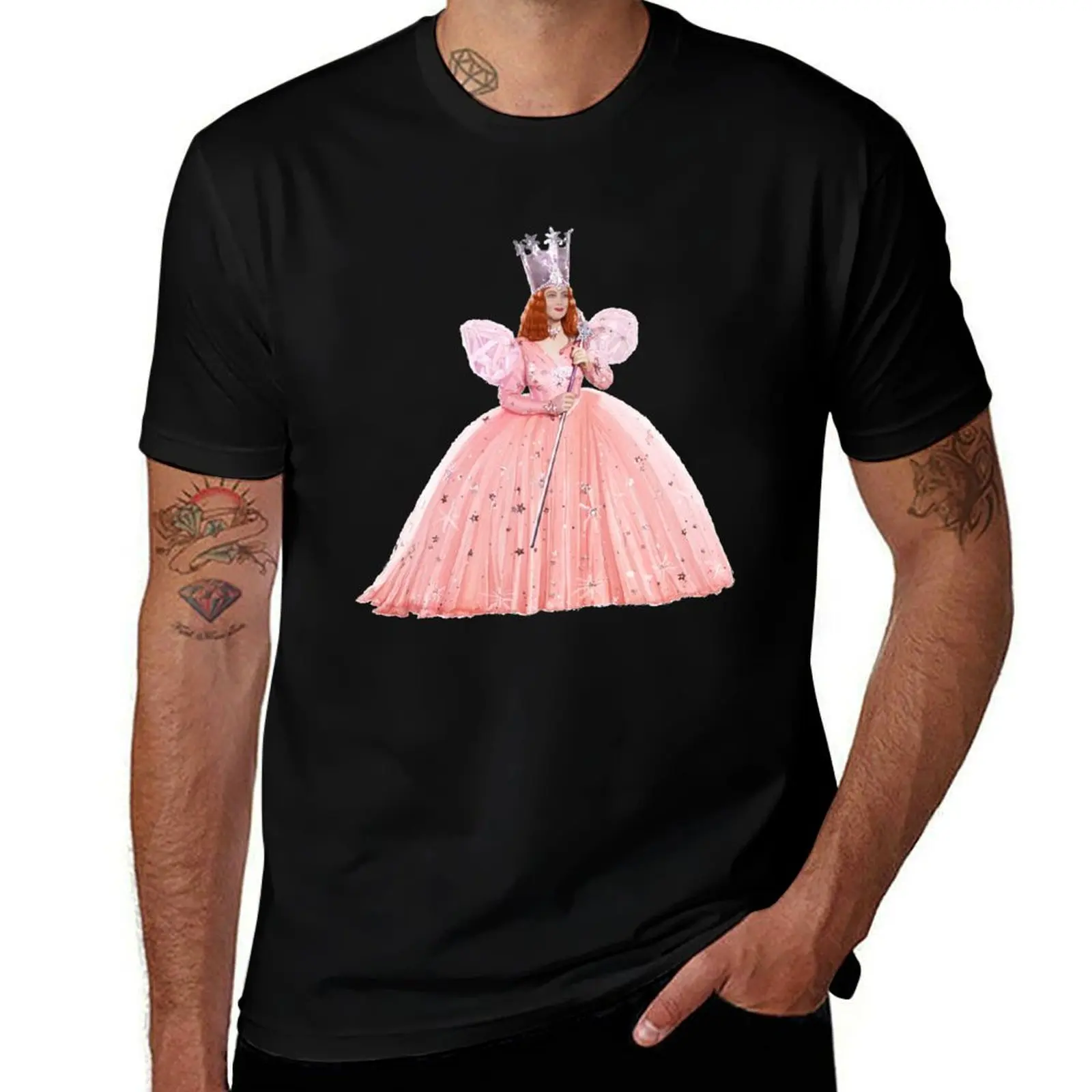 

Glinda The Good Witch, The Wizard of Oz, Magical Realism Digital Painting, Full Body Portrait, No Background T-Shirt