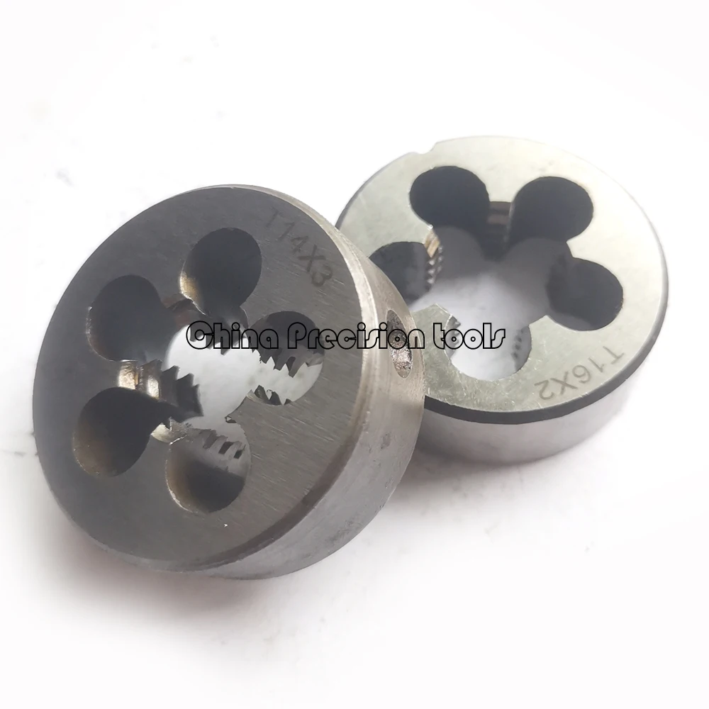 Troquel de rosca trapezoidal, troqueles redondos de tornillo trapezoidal izquierdo y derecho Tr8 Tr10 Tr12 Tr14 Tr16 Tr18 tr20 T8 T10 T12 T14 T16 T18 T20