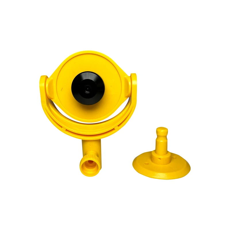 25mm Yellow Mini Prism ADS109 constant +17.5mm With Tilting Brackets For SWISS TYPE  Spigot For Total Station