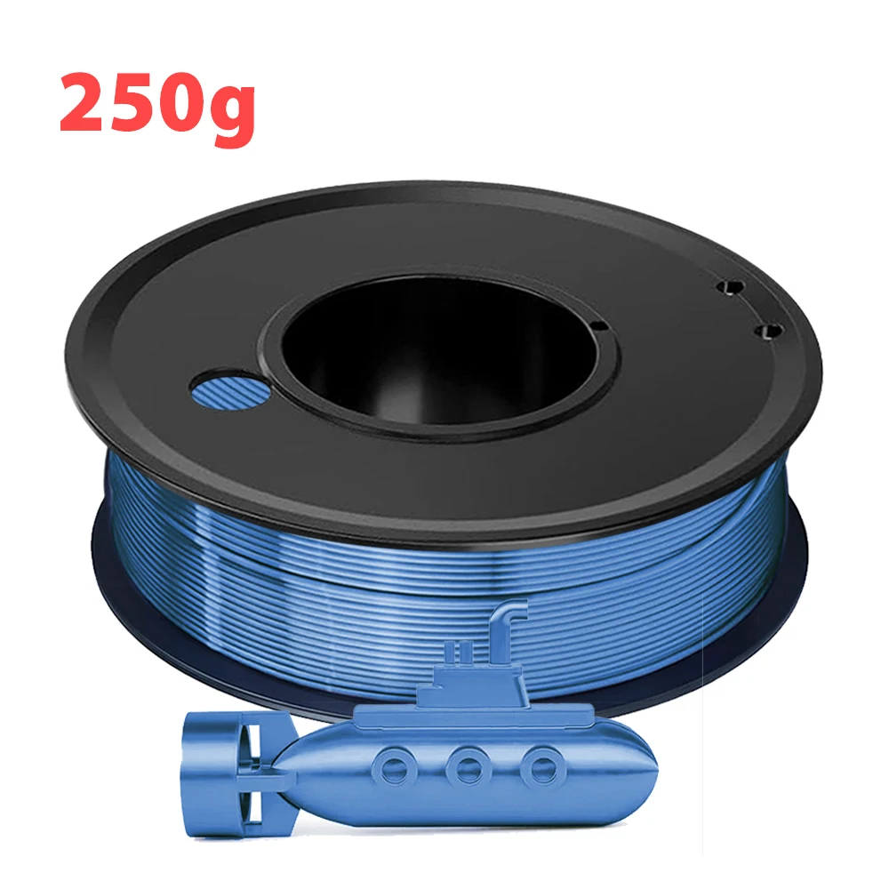 

250g 500g Silk Silver Blue 1.75mm 3D Filament Wire Spool Wire Printer Material Print Refills Filament wire Vacuum Packaging PLA