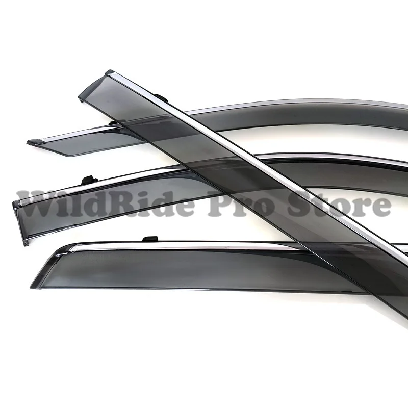 1 set Rain Visors for Kia Borrego Mohave 2006-2017 Window Deflectors
