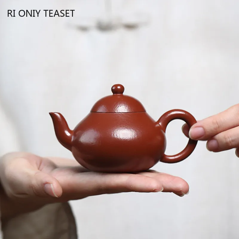 

90ml Chinese Yixing Small Capacity Purple Clay Teapot Handmade Tea Pot Beauty Tea Infuser Kettle Raw Ore Zisha Tea Set Teaware