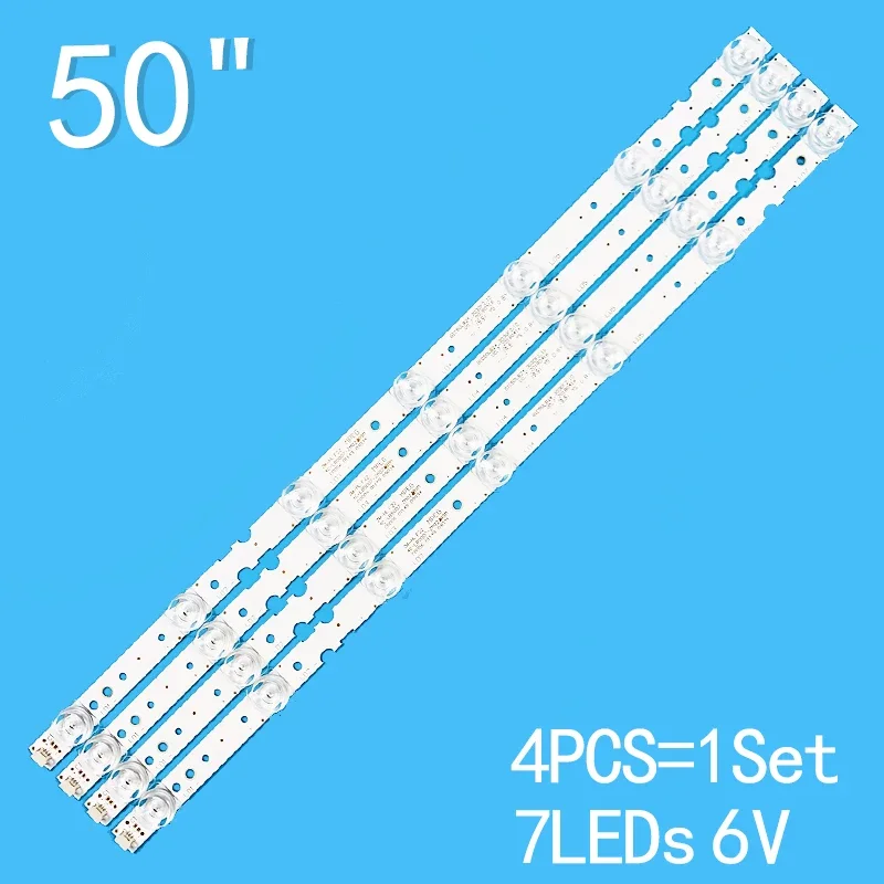 Nieuwe 4 Stks/partij Voor 50 "Tv Thomson 50ud6306 50ud6406 Tcl 50s425 50p65us 50s421 50s423 Lvu500ndl 4c-lb5007 Zm02j 89M Yh1j Yh02j Yh04j