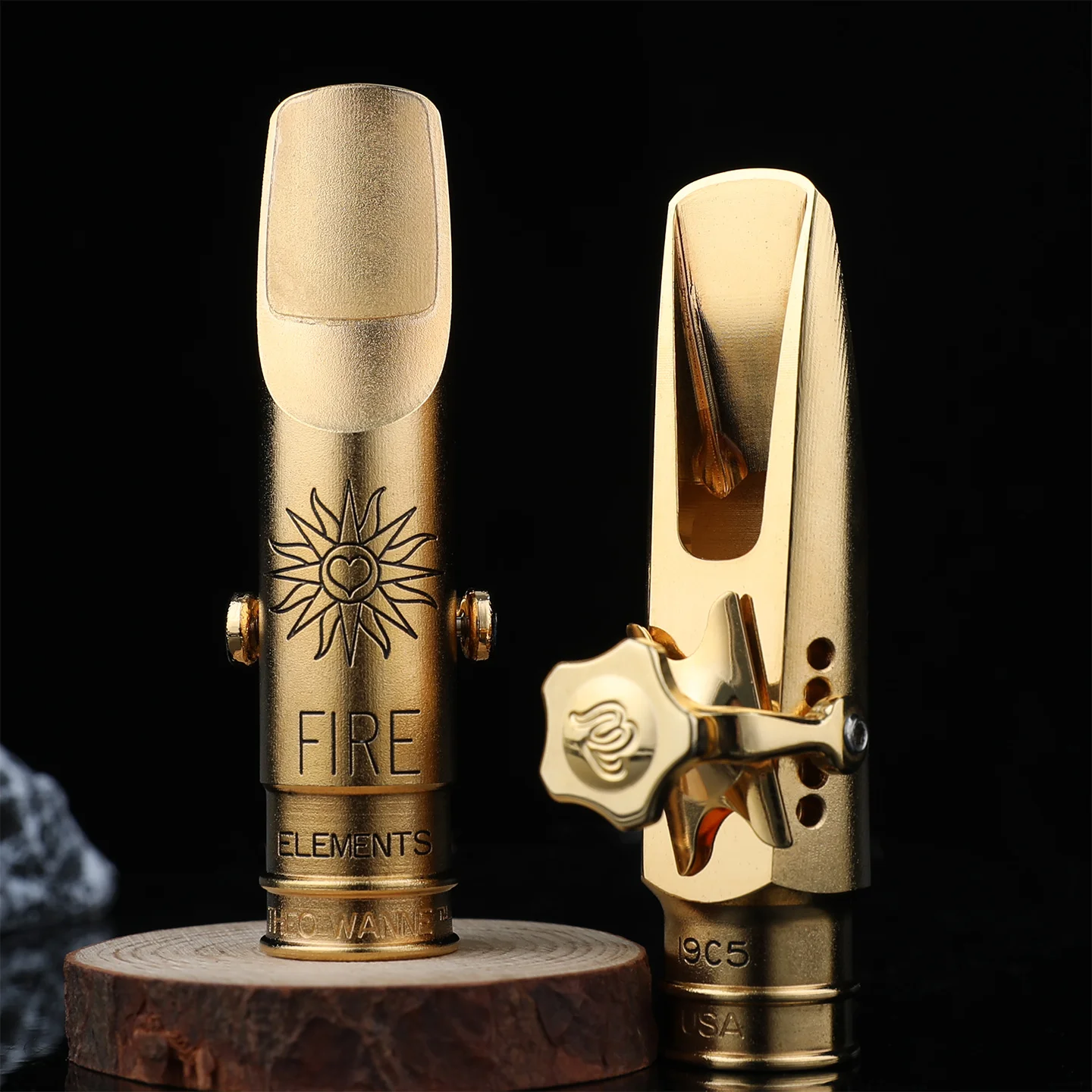 THEO WANNE FIRE EARTH WATER Eb Alto Saxophone المعبرة المعادن أبواق #3