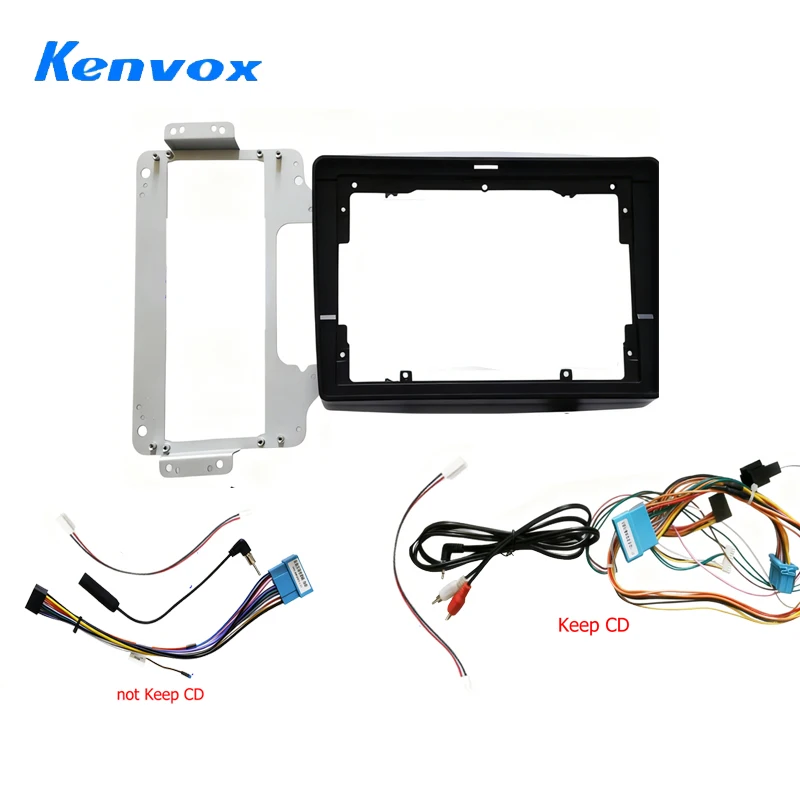 9 Inch For Chevrolet Epica 2007-2012 Android radio Stereo GPS Player Casing Frame 2 Din panel Fascia Dash Cover wire cable