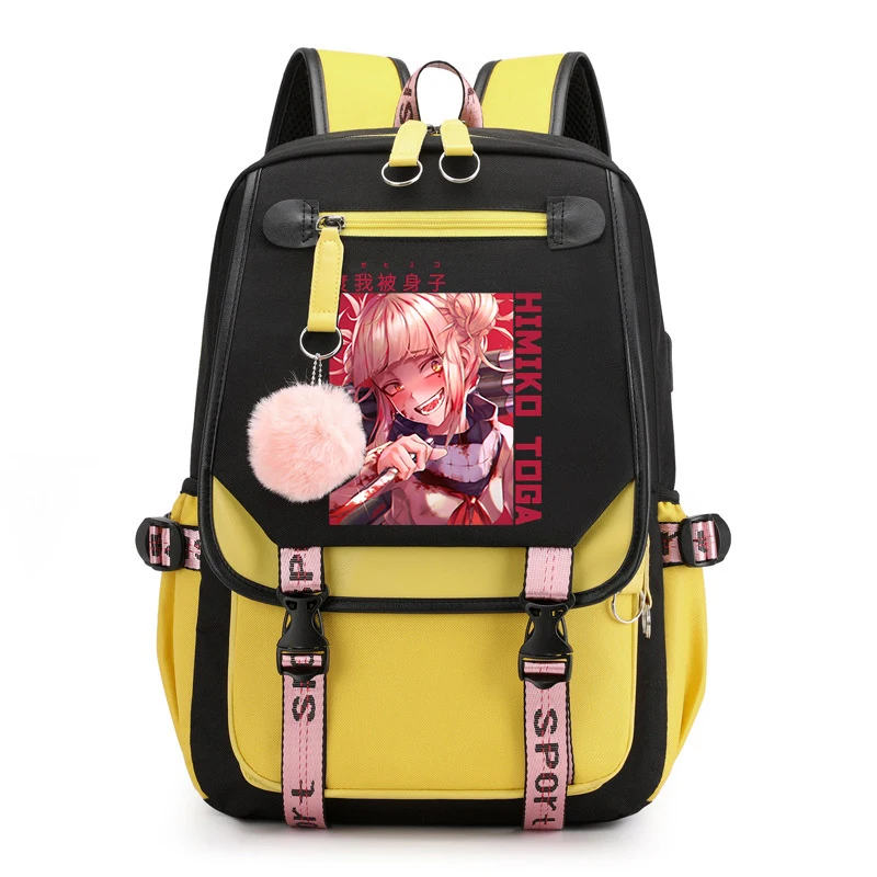 New Anime Himiko Toga Backpack Kids Boy Girl School Bag Cute Bag Women Men Travel Bag Laptop Bag Daily Bag