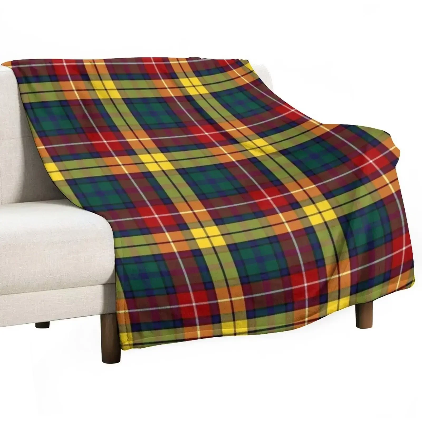 

Buchanan Modern Hunting Tartan | Clan Buchanan | Cute Tartan Throw Blanket warm winter christmas gifts Loose Blankets