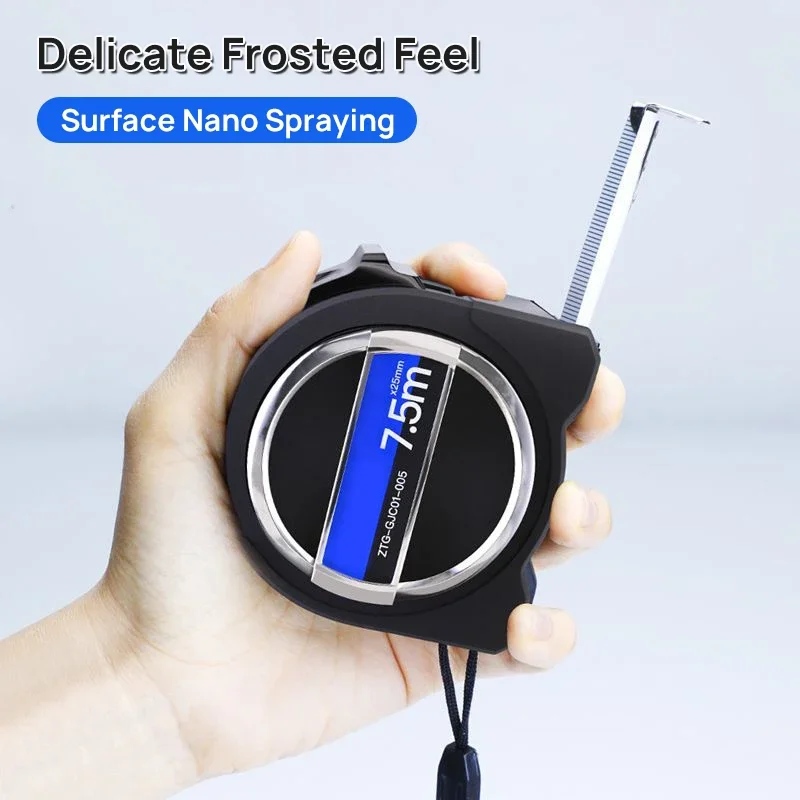 Steel Self-locked Tape Measure High Precision Measuring Rule Portable Tape Measure Woodworking Measuring Tools