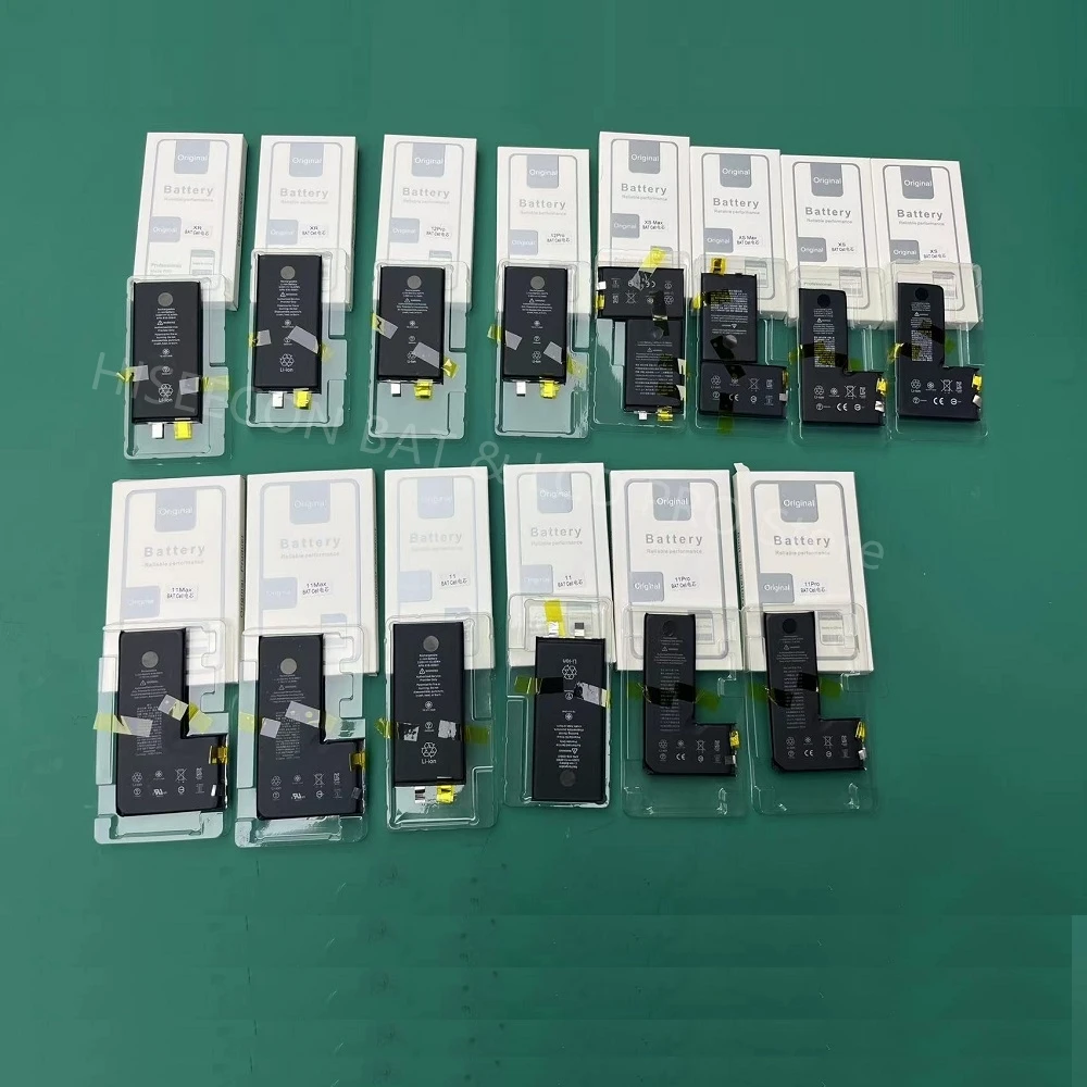 2PCS 4150/3500mAh High Capacity Original For iPhone 15 14 13 12 11 XR XS MAX Mini Pro PMRechargeable BMS Flex