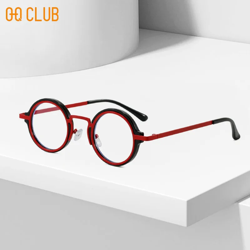 O-Q CLUB Bulb Light Glasses Man Style Lunette Myopia Sunglasses Women Magnifier Glasses-4 Men Eyeglasses Computer Lenses to Read