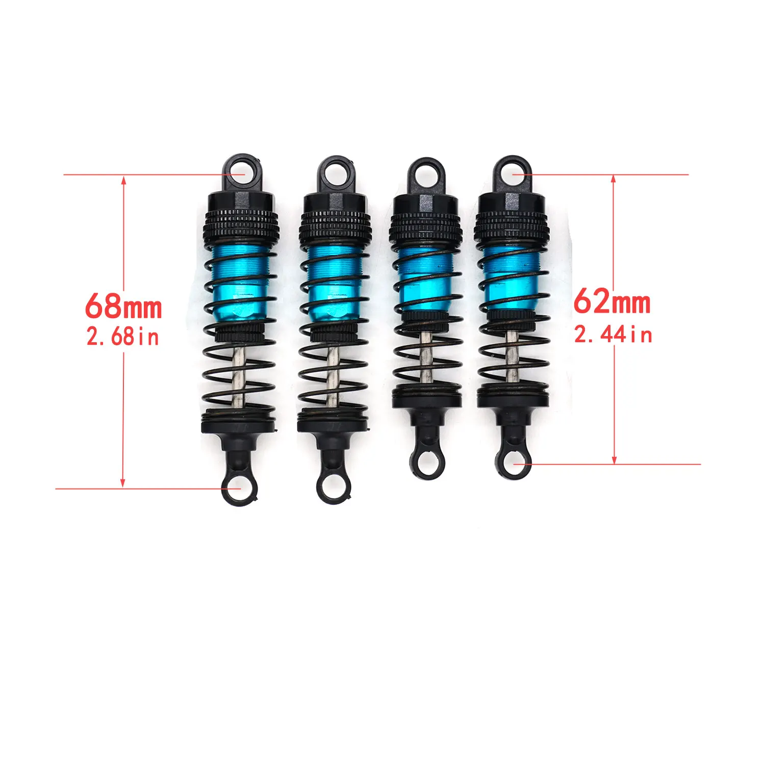 4PCS YSIDO Stoßdämpfer Dämpfer für Wltoys 144001-02 144010 124007 124008 124016 124018 124019 1/12 1/14 RC Off-road Auto Teile – Detail 35
