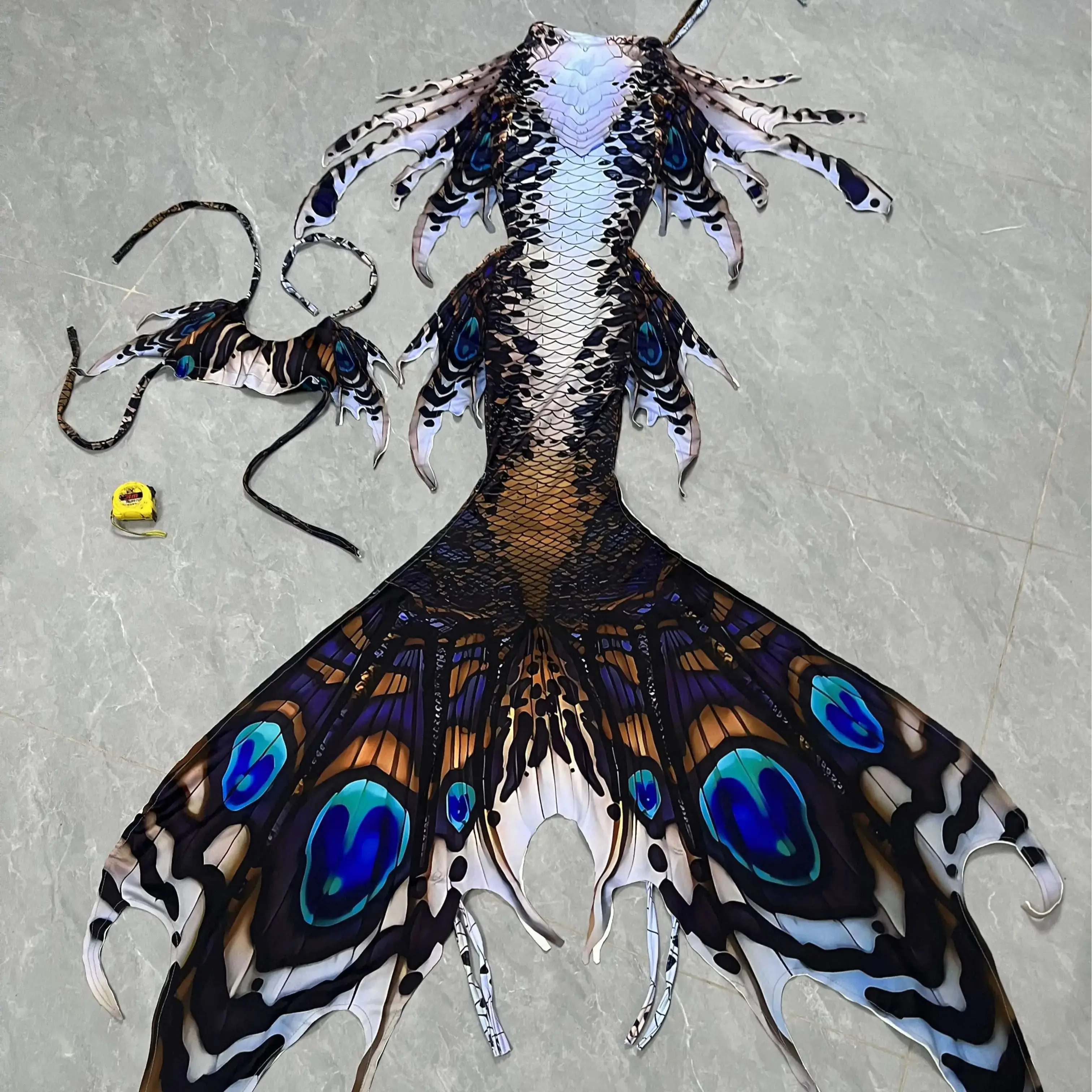 

2025 New European-American Style Mermaid Costume For Role-Playing High-Slit Single-Tail Design Ideal For Swimwear Photography