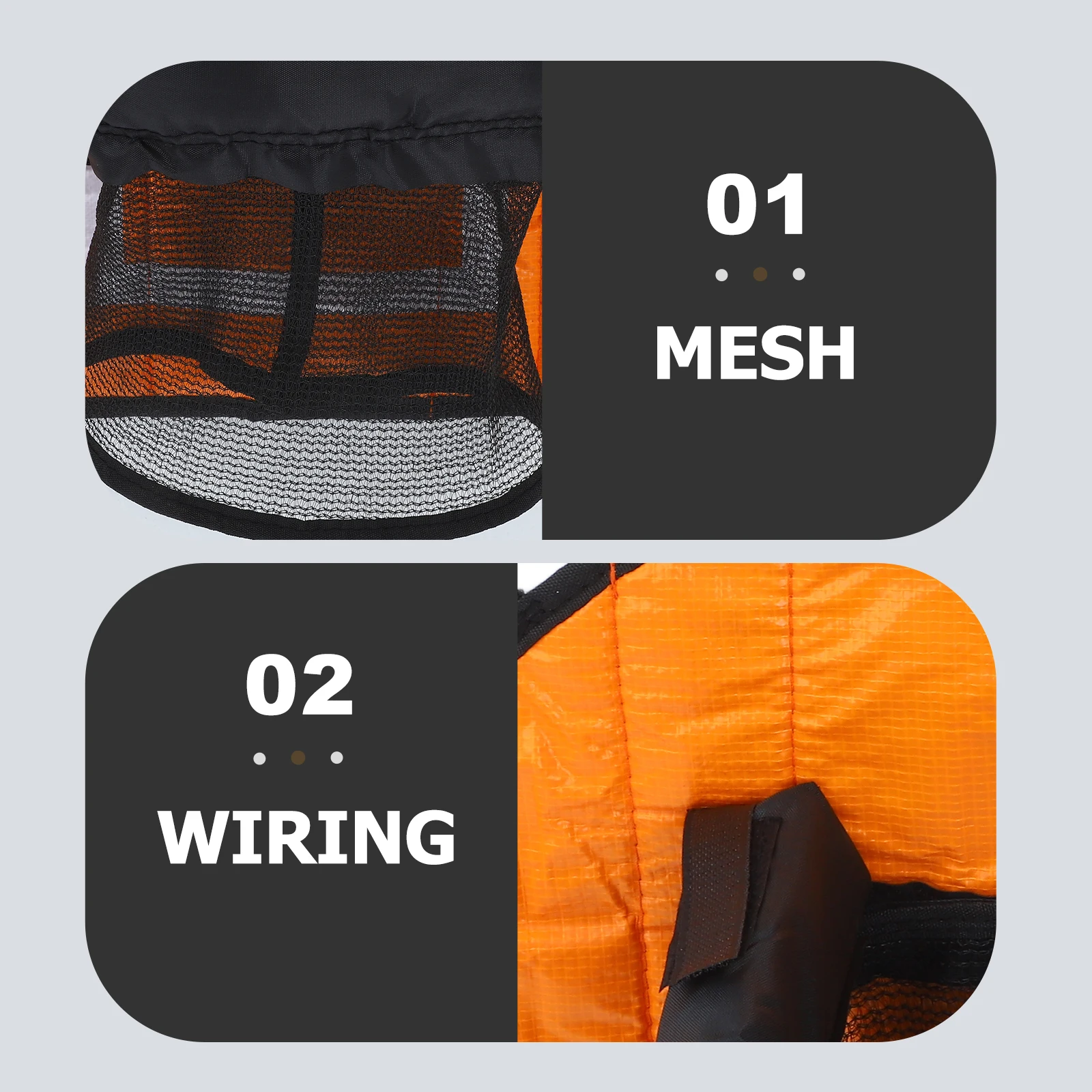 Children's Basketball Hoop Trampoline Frame for Jumping Bed Orange Color Indoor Toy Ball Fun Sports Game Accessories