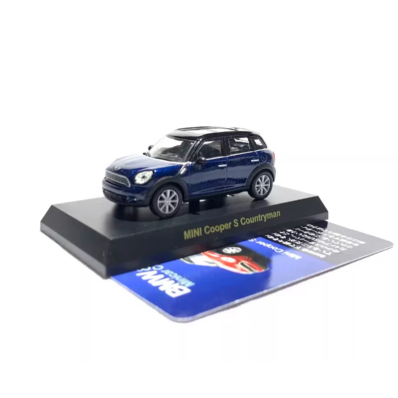 Pressofuso in scala 1:64 Seven MINI Cooper S Countryman Modello in lega Simulazione Prodotto finito Hobby Collezione di souvenir Display